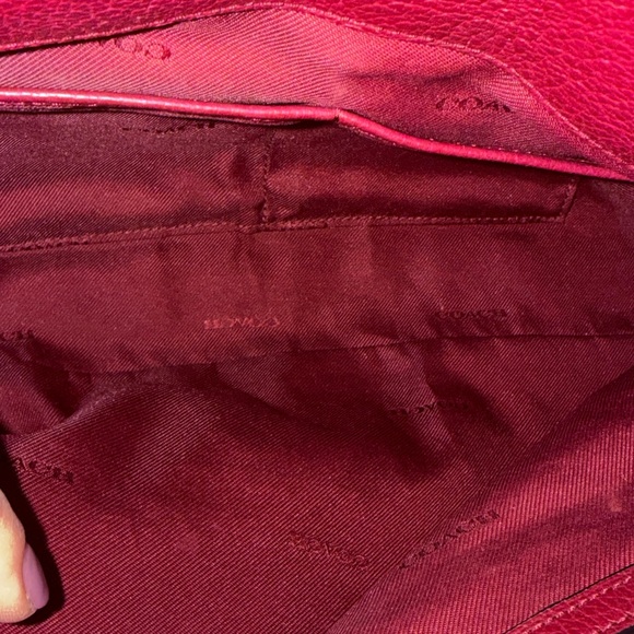 Coach F37167 LARGE Mercer Raspberry Leather Satchel preowned - Picture 14 of 15